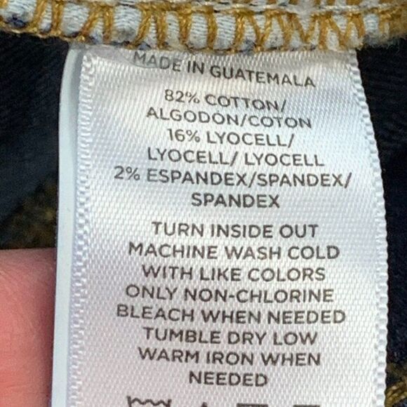 LOFT Jeans 28 6 Skinny Dark Wash Inseam 26.5" Stretch - Picture 8 of 8